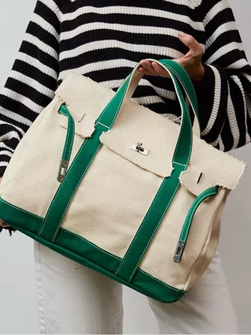 Viral Sunwin Madaket Large Classic Tote in Kelly Green